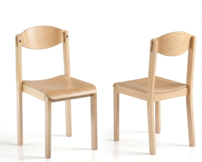 Chaise 4 pieds Pauline